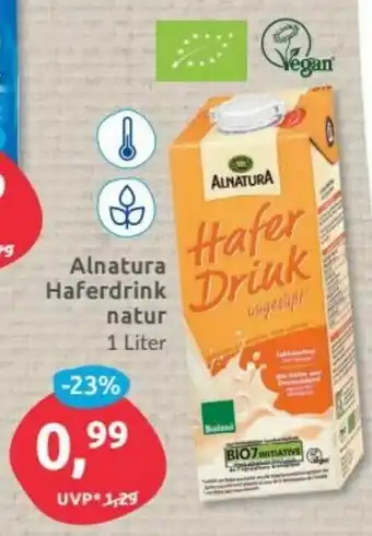 Budni Alnatura Hafer Drink Natur 1L Angebot