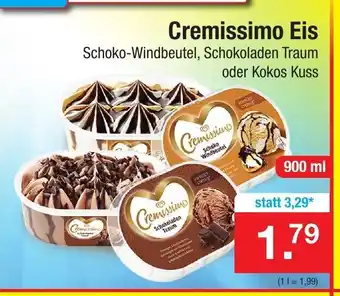 Zimmermann Cremissimo Eis 900ml Angebot