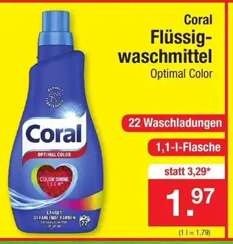 Zimmermann Coral Flüssigwaschmittel 1,1L Angebot