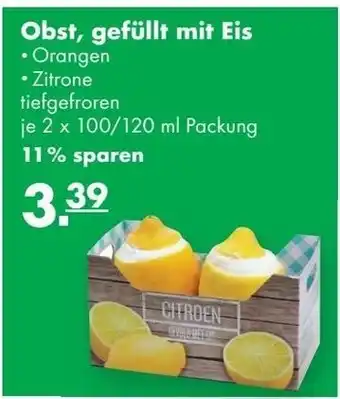 Handelshof Obst, gefüllt mit Eis 2x100/120ml Angebot