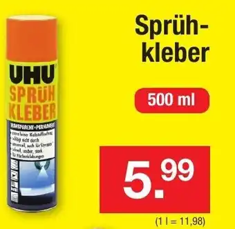 Zimmermann Sprühkleber 500ml Angebot