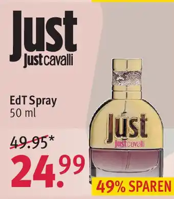 Rossmann Just Just Cavalli EdT Spray 50 ml Angebot