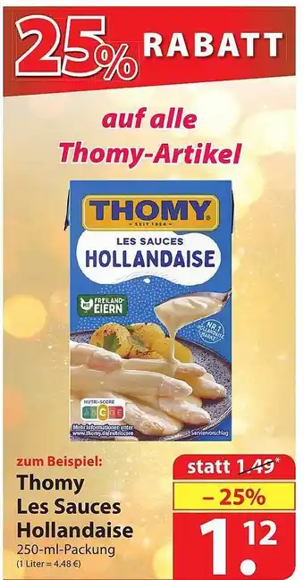 Famila Nord Ost Thomy les sauces hollandaise Angebot