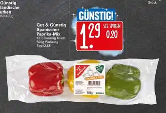 WEZ Gut & Günstig Spanischer Paprika Mix 500g Angebot