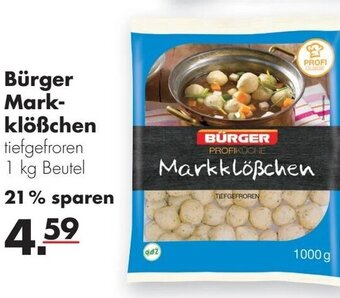 Handelshof Bürger Markklößchen 1kg Beutel Angebot