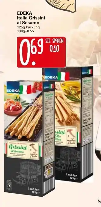 WEZ Edeka Italia Grissini al Sesamo 125g Angebot