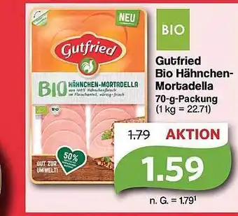 Famila Nord West Gutfried bio hähnchen-mortadella Angebot