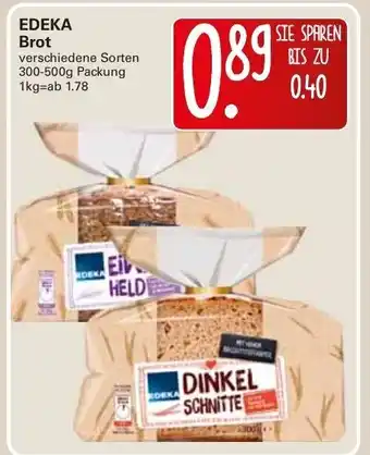 WEZ Edeka Brot 300-500g Angebot