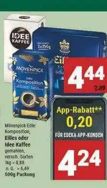 Marktkauf Mövenpick edle komposition eilles oder idee kaffee Angebot