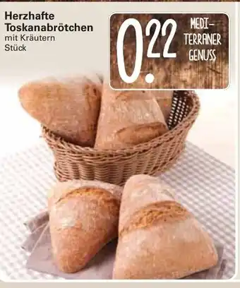 WEZ Herzhafte Toskanabrötchen Angebot