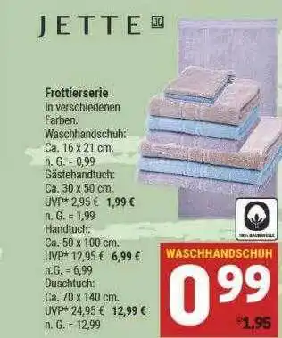 Marktkauf Jette frottierserie Angebot