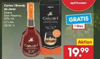 Netto Marken-Discount Carlos i brandy de jerez Angebot