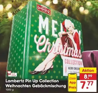 Netto Marken-Discount Lambertz pin up collection weihnachten gebäckmischung Angebot