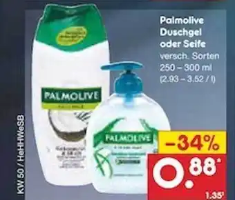 Netto Marken-Discount Palmolive duschgel oder seife Angebot