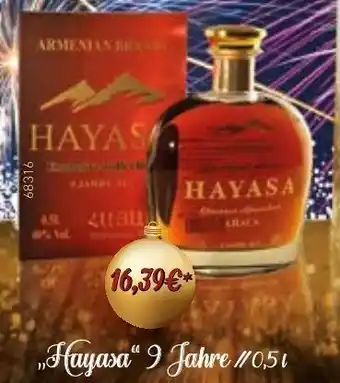 Mix Markt Hayasa 9 Jahre 0,5 L Angebot