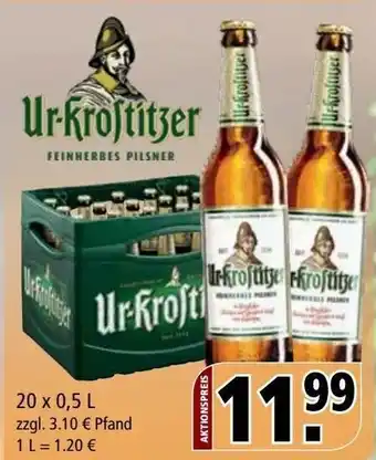 Getränke Rössler Ur-Krostitzer 20x0,5 L Angebot