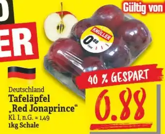 NP Discount Red Jonaprince Tafeläpfel 1kg Schale Angebot