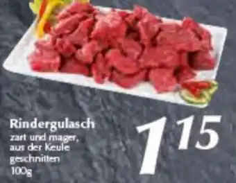 inkoop Rindergulasch 100g Angebot