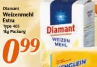 inkoop Diamant Weizenmehl Extra Type 405, 1kg Packung Angebot