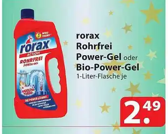 Famila Nord Ost Rorax rohrfrei power gel oder bio-power gel Angebot