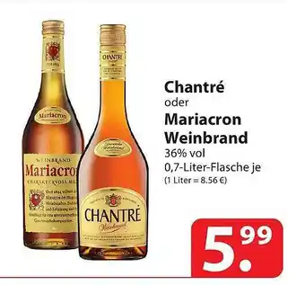 Famila Nord Ost Chantré oder mariacron weinbrand Angebot