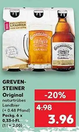 Kaufland Grevensteiner original Angebot