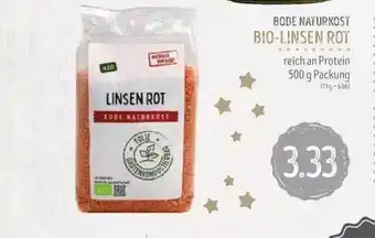 Edeka Struve Bode naturkost bio-linsen rot Angebot