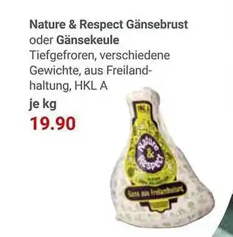 Globus Nature & respect gänsebrust oder gänsekeule Angebot