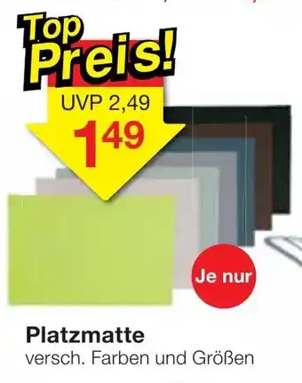 Jawoll Platzmatte Angebot