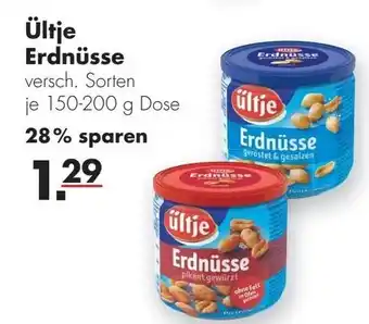 Handelshof Ültje Erdnüsse 150-200g Dose Angebot