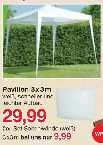 Jawoll Pavillon 3x3m Angebot