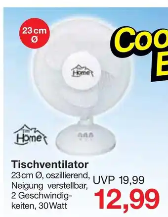 Jawoll Tischventilator Angebot