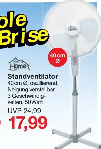 Jawoll Standventilator Angebot