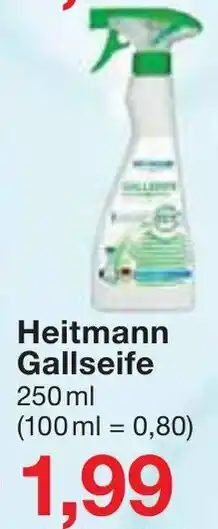 Jawoll Heitmann Gallseife 250ml Angebot