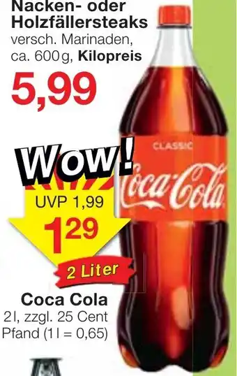 Jawoll Coca Cola 2L Angebot