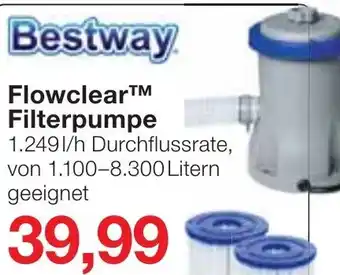 Jawoll Bestway Flowclear Filterpumpe Angebot