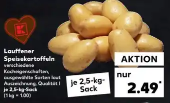 Kaufland Lauffener Speisekartoffeln 2,5 kg Sack Angebot