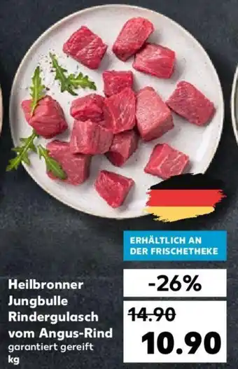 Kaufland Heilbronner Jungbulle Rindergulasch vom Angus Rind Angebot