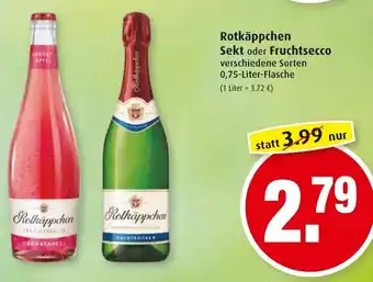 Markant Rotkäppchen Sekt oder Fruchtsecco 0,75 L Angebot