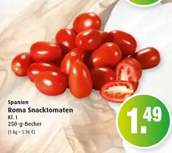 Markant Spanien Roma Snacktomaten 250g Becher Angebot