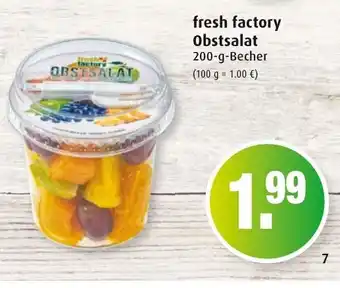 Markant Fresh Factory Obstsalat 200g Becher Angebot