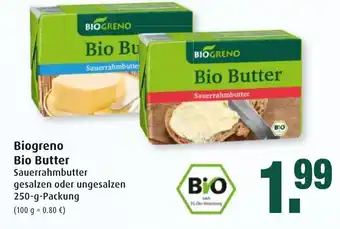 Markant Biogreno Bio Butter 250g Angebot