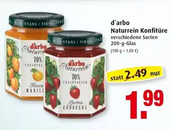 Markant d'arbo Naturrein Konfitüre 200g Angebot