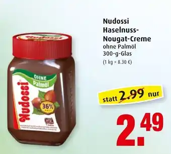 Markant Nudossi Haselnuss Nougat Crème 300g Angebot