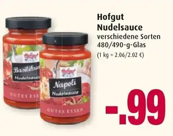 Markant Hofgut Nudelsauce 480/490g Angebot