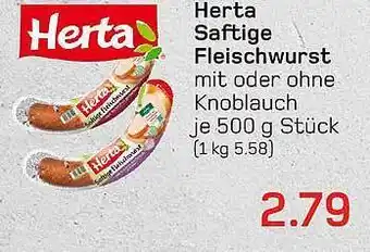 akzenta Herta saftige fleischwurst Angebot