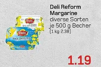 akzenta Deli reform margarine Angebot