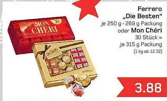 akzenta Ferrero „die besten“ oder mon chéri Angebot