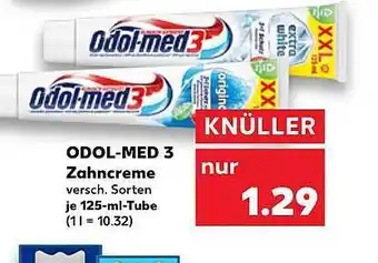 Kaufland Odol-med 3 zahncreme Angebot