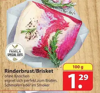 Famila Nord Ost Rinderbrust oder brisket Angebot